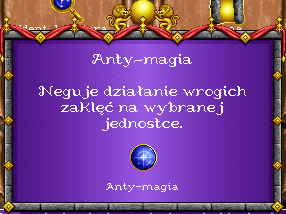heroes 1 czary - Antymagia