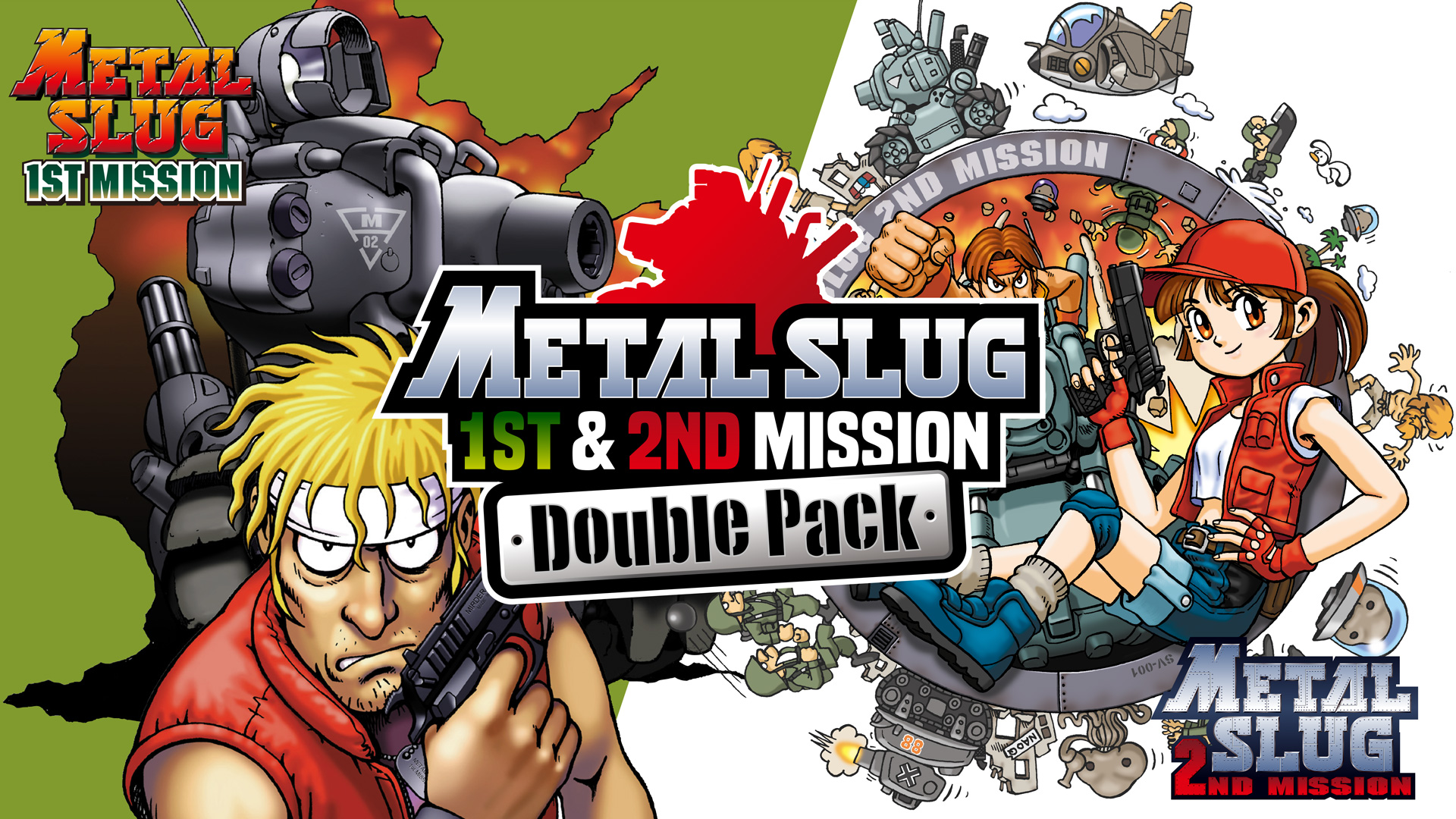 metal slug 1st & 2nd mission double pack